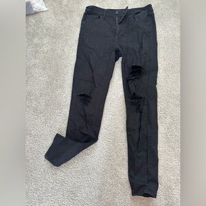 Wild Fable Black Distressed Skinny Pants